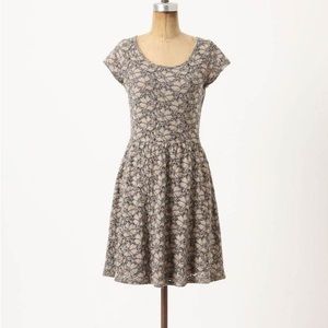 Anthropologie Deletta Brushed Terra Dress